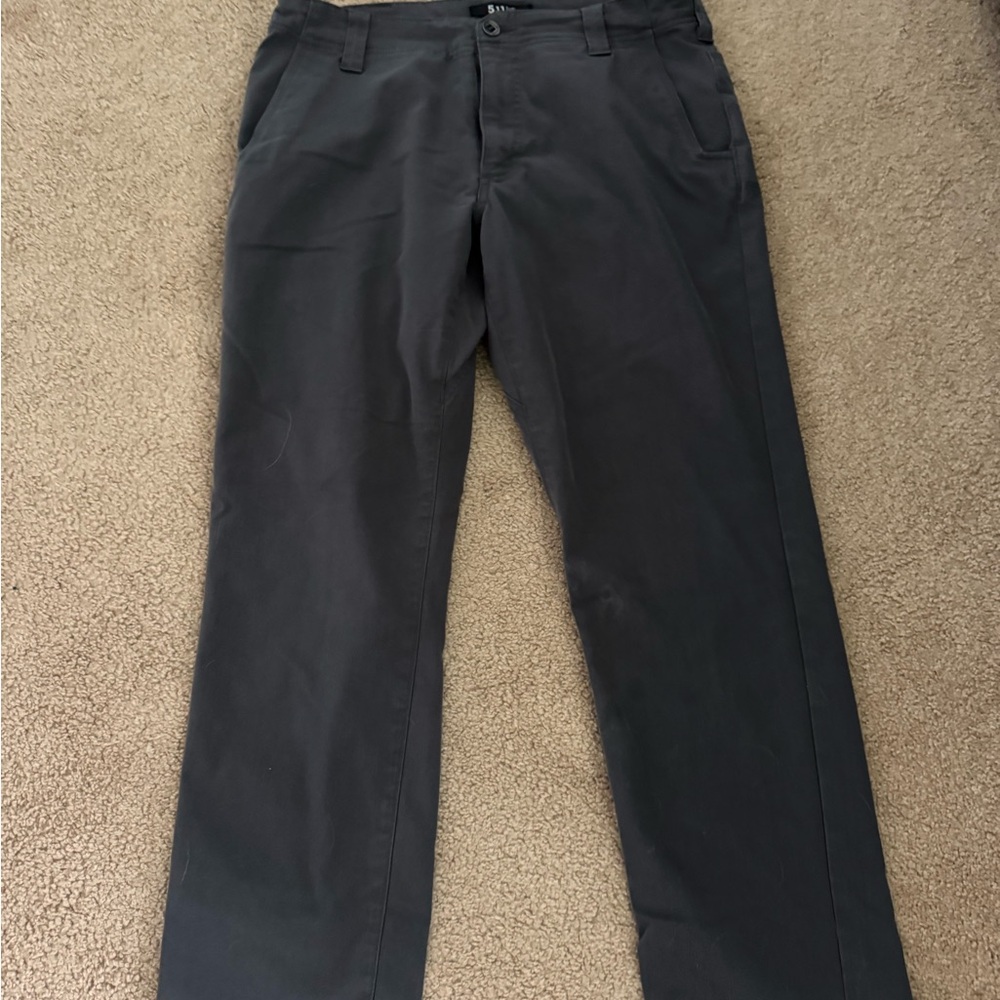 5.11 Tactical Men's Dark Gray Chinos
